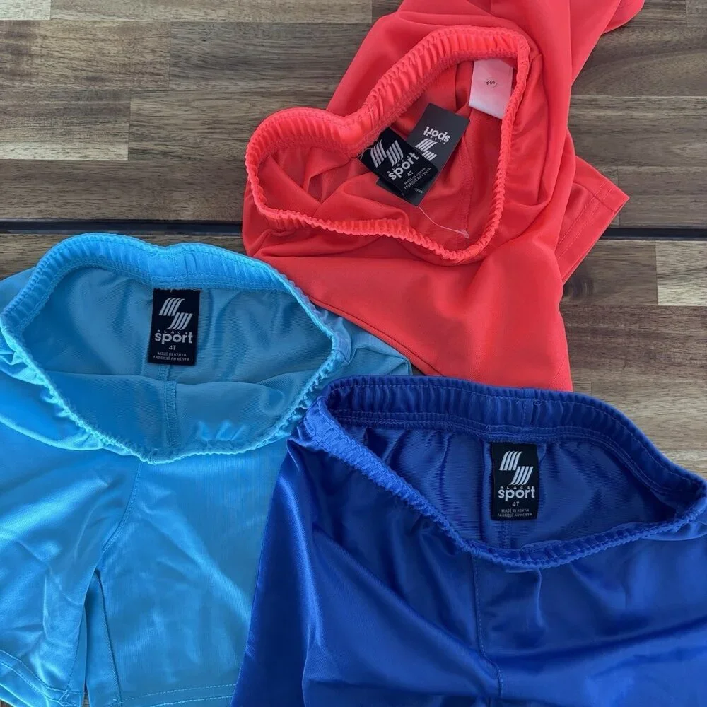 THE CHILDREN'S PLACE Sport Set Of 3 Sporty Shorts‎ Polyester Size 4T Gym School